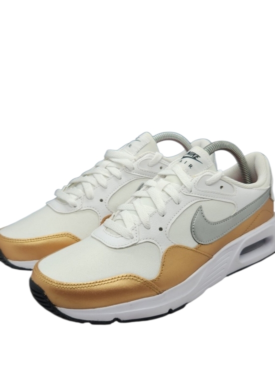 Nike Shoes - Nike | NEW Air Max SC White‎ Metallic Sneakers CW4554-107 Women's 9